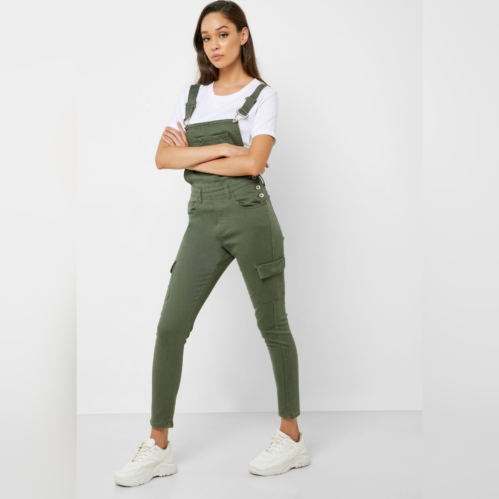 Skinny overalls